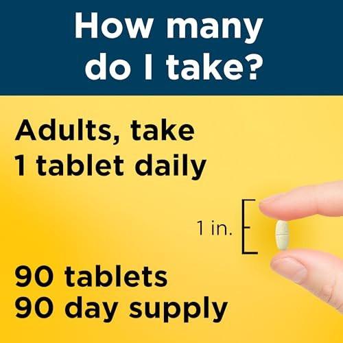 Nature Made Multivitamin für Männer über 50 – Tägliche Nährstoffunterstützung für Männer 50+ – 90 Tabletten, 90-Tage-Vorrat