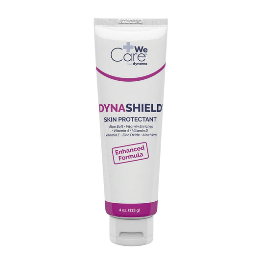 Dynarex DynaShield Hautschutz-Barrierecreme - Zinkoxid-Creme mit Vitaminen A, D, E und Aloe Vera - Schutz und Behandlung kleiner Wunden und trockener Haut - 4-Unzen-Tube, 1 Stück