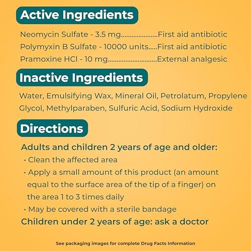 Neosporin + Maximale Schmerzlinderung Zweifach Wirkung Creme – Antibiotika & Analgetikum für Erste Hilfe bei kleinen Schnitten, Schürfwunden & Verbrennungen, 28 g