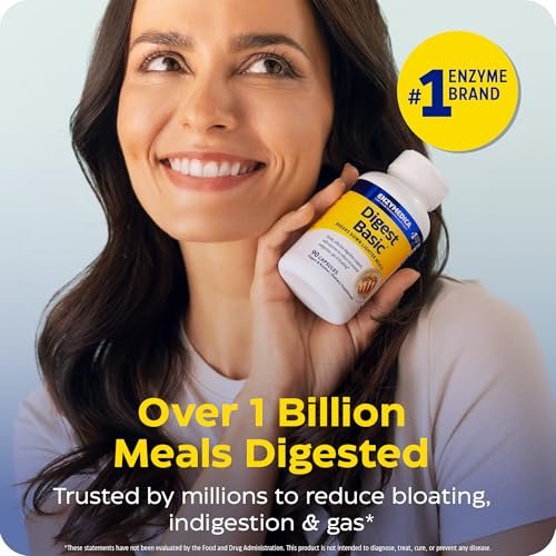 Enzymedica Digest Basic – Essentielle Verdauungsenzyme, volle Spektrum, 90 Kapseln