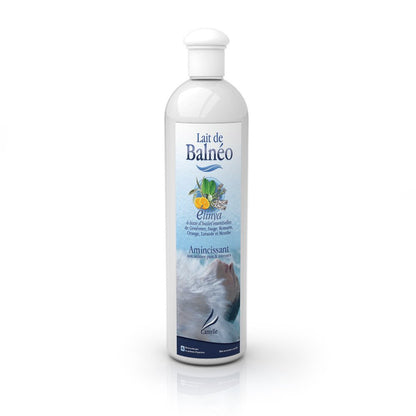 Camylle Whirlpool Bademilch Elinya – Hydrotherapie-Emulsion mit ätherischen Ölen für Schaumbad, Fußbad & Schlankheitskur – 500 ml