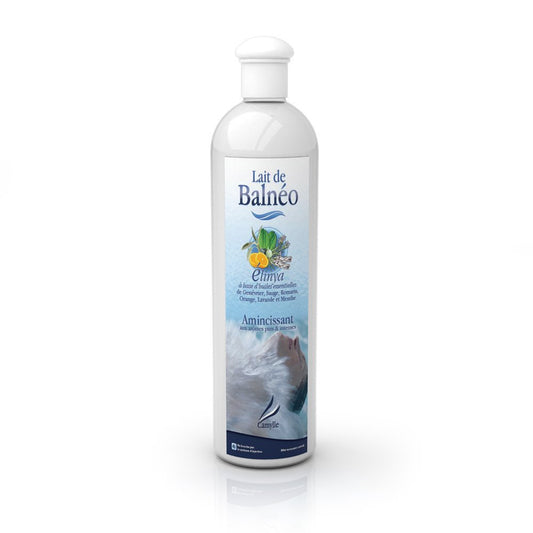 Camylle Whirlpool Bademilch Elinya – Hydrotherapie-Emulsion mit ätherischen Ölen für Schaumbad, Fußbad & Schlankheitskur – 500 ml