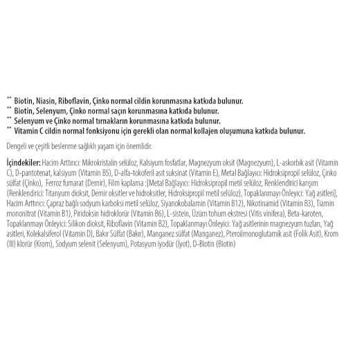 Perfectil Haut, Haare & Nägel Tabletten – 30 Stück: Multivitamin-Komplex für Schönheit von innen