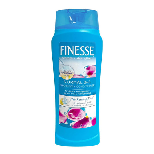 FINESSE Selbstanpassendes 2-in-1 Texturverbesserndes Shampoo und Conditioner für Damen und Herren, 13 Unzen (I0025928)