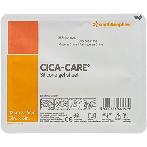 Cica-Care Silikon-Gel-Klebefolie (5 x 6 Zoll) – Narbenbehandlung