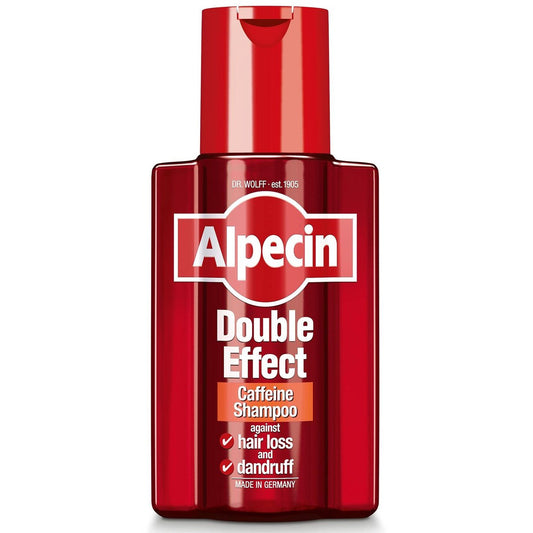 Alpecin Double Effect Shampoo (200 ml) – Koffein-Shampoo gegen Haarausfall und für mehr Haardichte