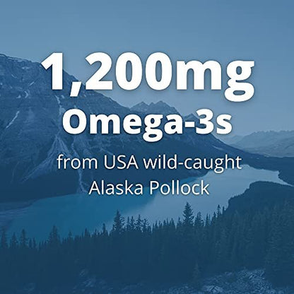 Garden of Life Oceans 3 Beyond Omega-3 mit OmegaXanthin – EPA, DHA, Fischöl mit 1200 mg Omega 3, Astaxanthin & Braunalgen-Extrakt – 60 Softgels