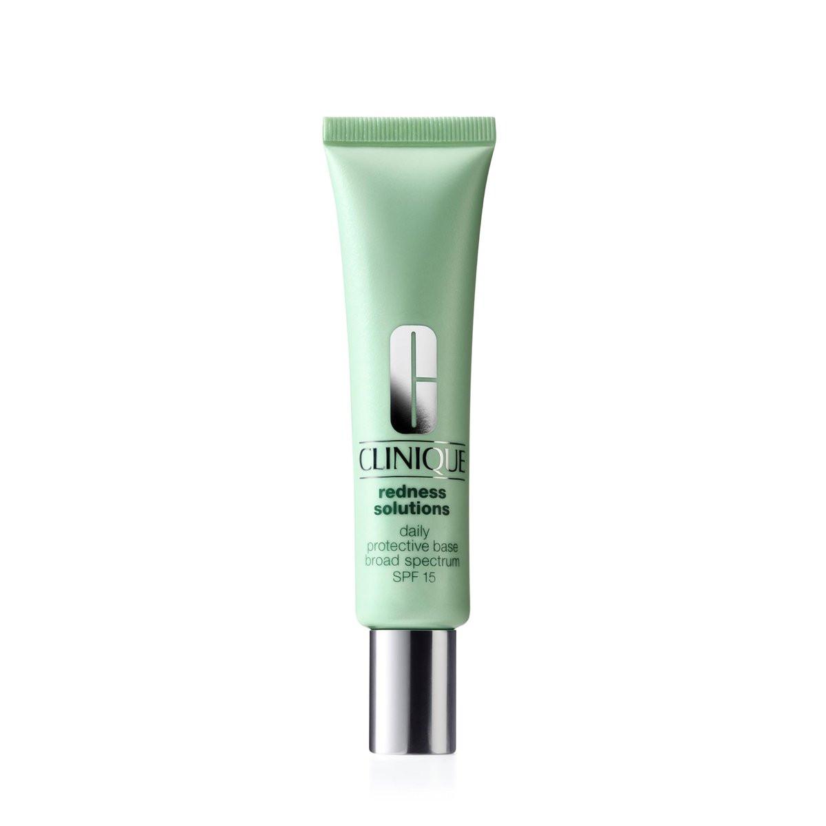 Clinique Redness Solutions Daily Protective Base SPF 15 – getönter Gesichtsprimer für Rötungen, ölfrei, 40 ml