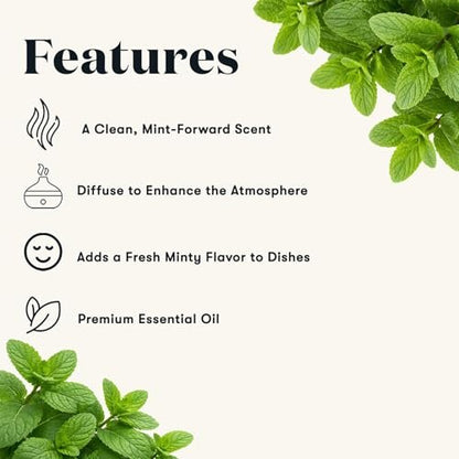 Young Living Pfefferminz Vitality ätherisches Öl | 5 ml | Erfrischend & belebend für Zuhause, Arbeit & persönliche Anwendung | Ideal für Aromatherapie, Wellness-Routinen & Massage | Vegan & glutenfrei
