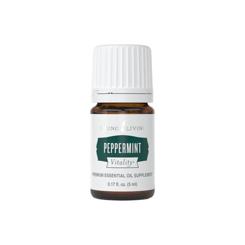 Young Living Pfefferminz Vitality ätherisches Öl | 5 ml | Erfrischend & belebend für Zuhause, Arbeit & persönliche Anwendung | Ideal für Aromatherapie, Wellness-Routinen & Massage | Vegan & glutenfrei