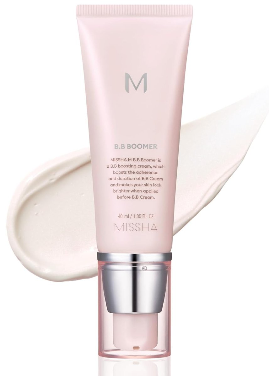 MISSHA M BB Boomer Primer – Feuchtigkeitsspendender & strahlender Make-up Primer für Glas-Haut-Effekt (40 ml)