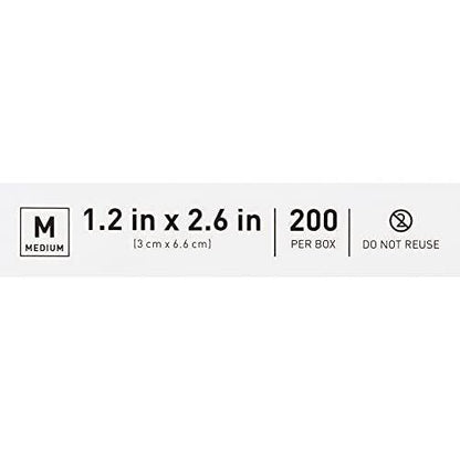 McKesson Alkoholtupfer, (200 Stück) – steril, einzeln verpackte Tücher, 70% Isopropylalkohol, mittlere Größe, 2-lagig, medizinische Qualität, Erste Hilfe, 1 Box