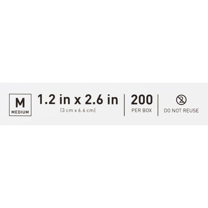 McKesson Alkoholtupfer, (200 Stück) – steril, einzeln verpackte Tücher, 70% Isopropylalkohol, mittlere Größe, 2-lagig, medizinische Qualität, Erste Hilfe, 1 Box