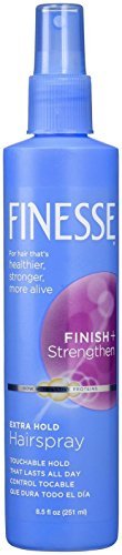 Finesse Finish + Stärken Extra starker Halt Haarspray ohne Treibgas, 240 ml