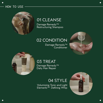 Aveda Damage Remedy Restructuring Shampoo für geschädigtes Haar | Repariert und stärkt geschädigtes Haar | mit Quinoa-Protein | 92% natürlichen Ursprungs, 250 ml