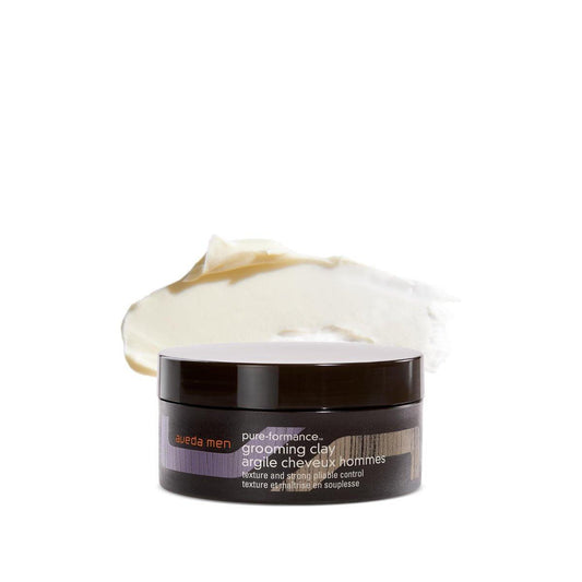 Aveda Men Pure-Formance Grooming Clay | Starker formbarer Halt | Matter Glanz | Leicht | 92% natürlichen Ursprungs* | 74 ml