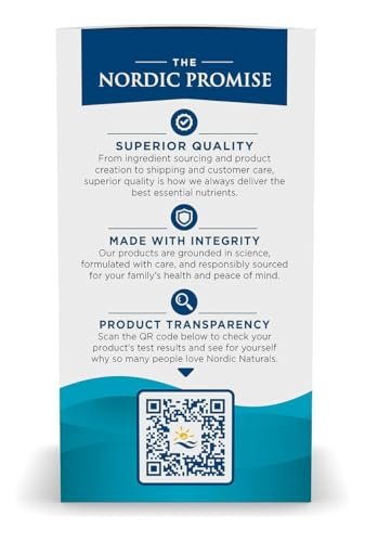 Nordic Naturals Omega-3 in Fischgelatine, Zitronengeschmack - 60 Fischgele - 690 mg Omega-3 - Fischöl - EPA & DHA - Immununterstützung, Gehirn- & Herzgesundheit, optimales Wohlbefinden - Nicht-GVO - 30 Portionen