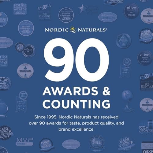 Nordic Naturals Omega-3 in Fischgelatine, Zitronengeschmack - 60 Fischgele - 690 mg Omega-3 - Fischöl - EPA & DHA - Immununterstützung, Gehirn- & Herzgesundheit, optimales Wohlbefinden - Nicht-GVO - 30 Portionen