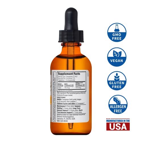 Argentyn 23 Professionelle Immununterstützung - Kolloidales Silber, Bioaktives Silberhydrosol, 23 ppm, Flüssigkeit mit Pipette, 59 ml