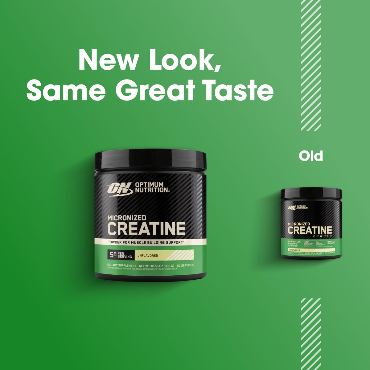 Optimum Nutrition Micronisiertes Kreatin-Monohydrat-Pulver, ungewürzt, 60 Portionen, 300 Gramm