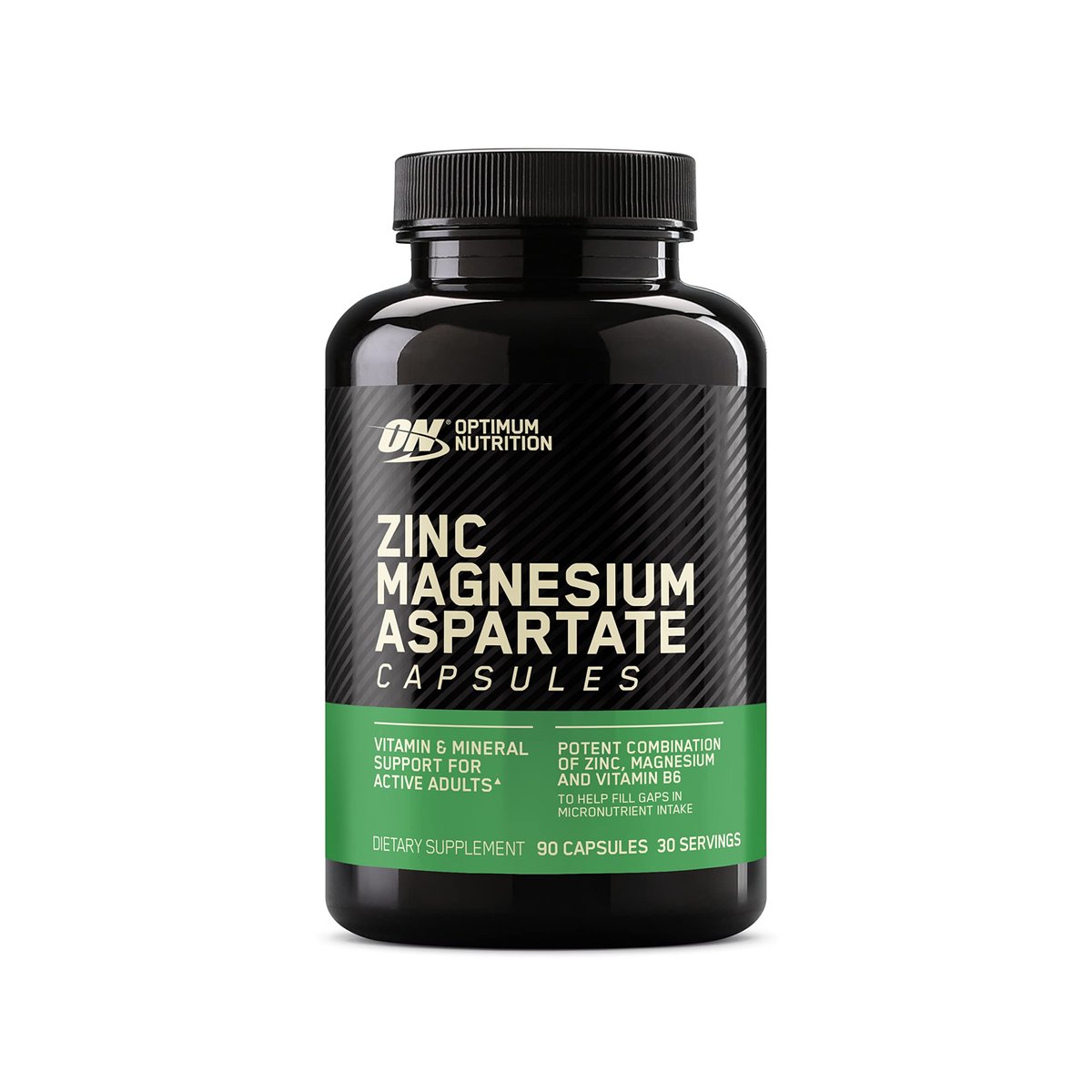 Optimum Nutrition Zink-Magnesium-Supplement für Männer und Frauen, 90 Kapseln – Muskelregeneration und Ausdauer