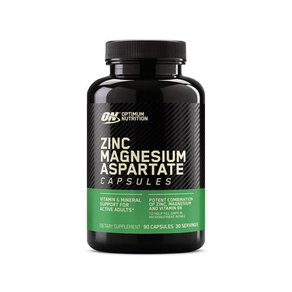 Optimum Nutrition Zink-Magnesium-Supplement für Männer und Frauen, 90 Kapseln – Muskelregeneration und Ausdauer