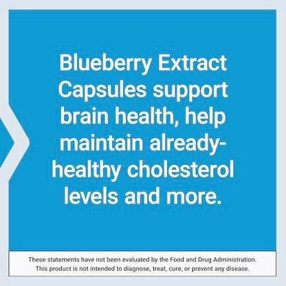 Life Extension Heidelbeerextrakt Kapseln – unterstützt kognitive & Gedächtnisgesundheit, hilft gesunde Cholesterinwerte zu erhalten, bekämpft oxidativen Stress, glutenfrei, nicht gentechnisch verändert, vegetarisch, 60 Kapseln