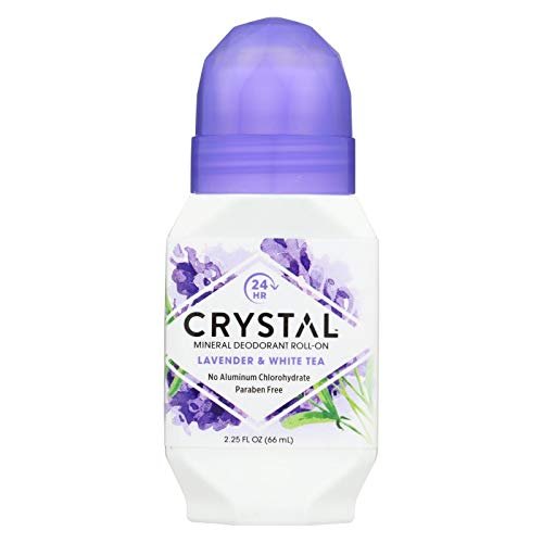 Crystal Mineral Deodorant Roll-On Lavender & White Tea – 2er-Pack (2 x 2,25 oz)