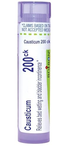 Boiron Causticum 200Ck – Homöopathisches Mittel gegen Bettnässen und Blaseninkontinenz, 80 Globuli