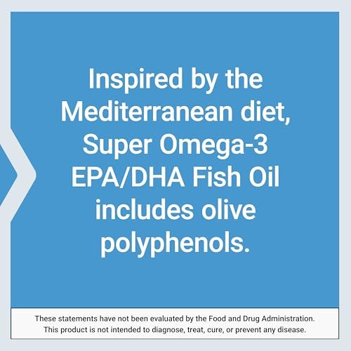 Life Extension Super Omega-3 EPA/DHA Fischöl mit Sesam-Lignanen & Olivenextrakt – Unterstützung für kognitive Gesundheit & Cholesterinspiegel, glutenfrei, nicht gentechnisch verändert, 120 Weichkapseln