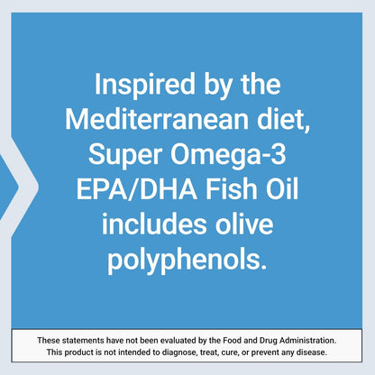 Life Extension Super Omega-3 EPA/DHA Fischöl mit Sesam-Lignanen & Olivenextrakt – Unterstützung für kognitive Gesundheit & Cholesterinspiegel, glutenfrei, nicht gentechnisch verändert, 120 Weichkapseln