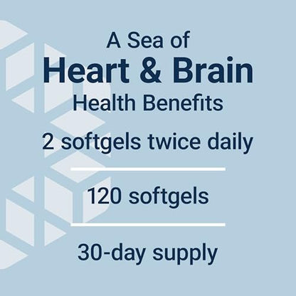 Life Extension Super Omega-3 EPA/DHA Fischöl mit Sesam-Lignanen & Olivenextrakt – Unterstützung für kognitive Gesundheit & Cholesterinspiegel, glutenfrei, nicht gentechnisch verändert, 120 Weichkapseln