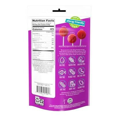 YumEarth Bio Vitamin-C Lutscher, 14 Stück, Allergikerfreundlich, Glutenfrei, Nicht-GMO, Vegan, Ohne Künstliche Aromen oder Farbstoffe