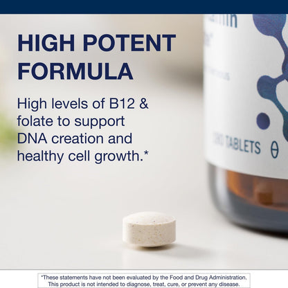 Metagenics Intrinsi Vitamin B12-Folat – mit Methylcobalamin, L-5-MTHF & Intrinsic Factor – Unterstützt Energiestoffwechsel, Nervensystem & Herzgesundheit – Non-GMO & glutenfrei – 60 Tabletten