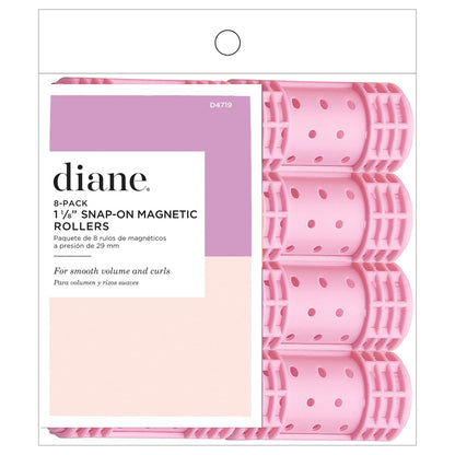 Diane Snap-On Magnet-Lockenwickler, 8 Stück, Pink, Klein, D4719