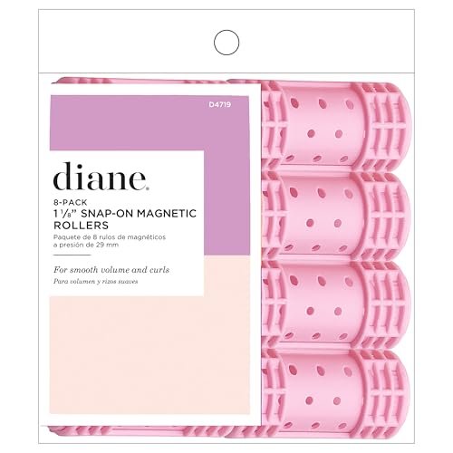 Diane Snap-On Magnet-Lockenwickler, 8 Stück, Pink, Klein, D4719