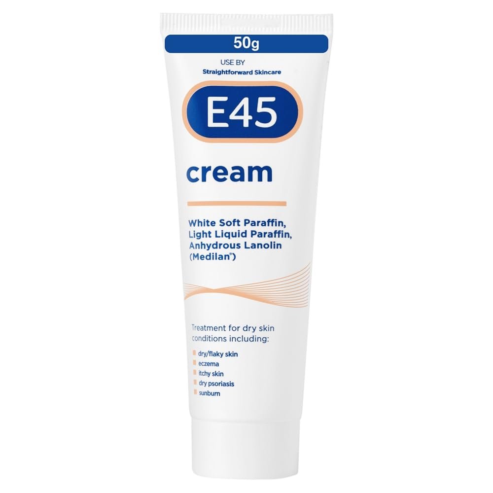E45 Creme - 50g: Intensivpflege für trockene und empfindliche Haut