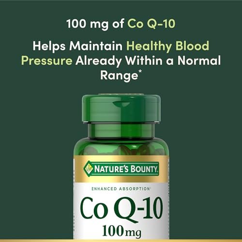 Nature's Bounty CoQ10 100 mg, 75 Kapseln – Unterstützt einen gesunden Blutdruck