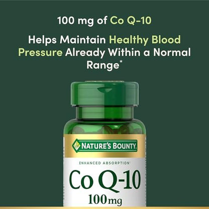 Nature's Bounty CoQ10 100 mg, 75 Kapseln – Unterstützt einen gesunden Blutdruck