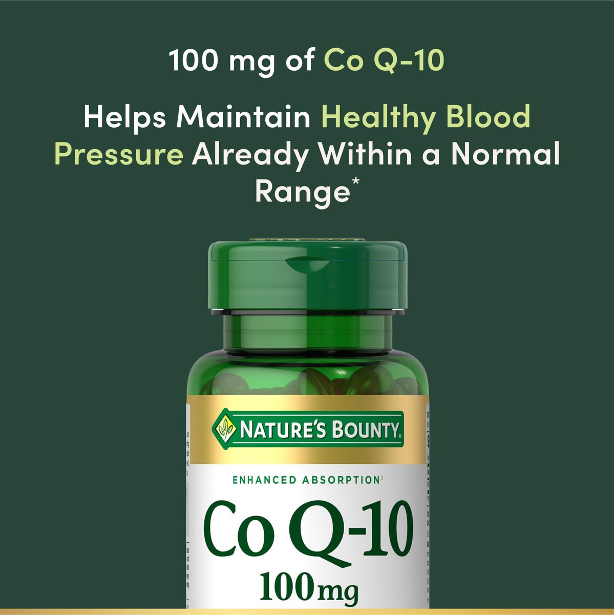 Nature's Bounty CoQ10 100 mg, 75 Kapseln – Unterstützt einen gesunden Blutdruck