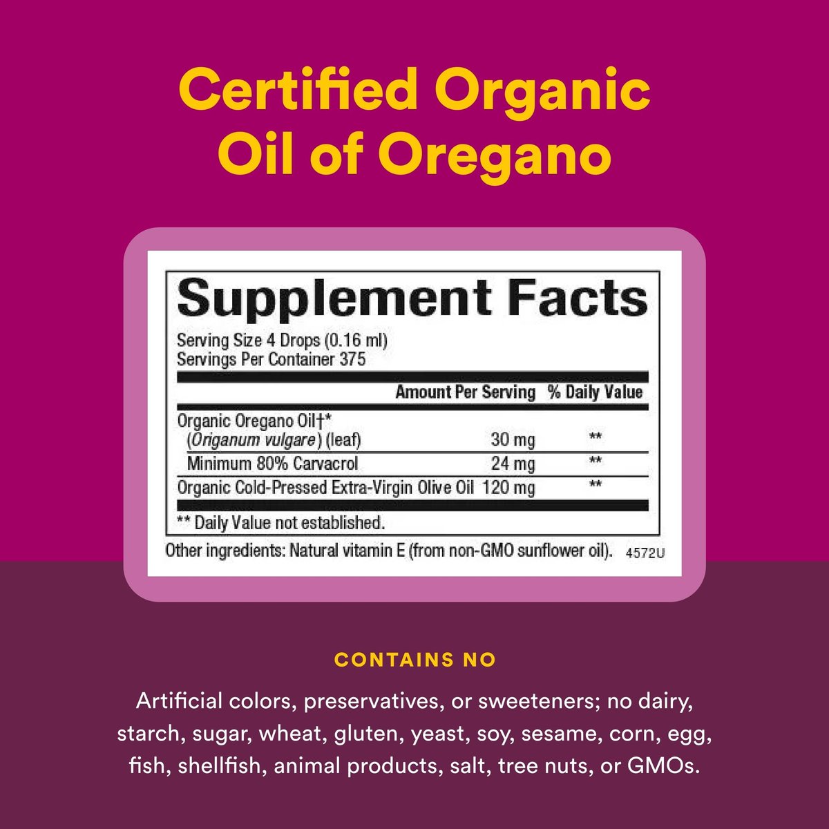 Natural Factors Oreganoöl – Flüssiges Antioxidans für die Immununterstützung, 30 ml