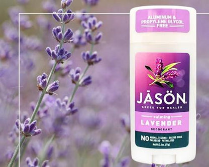 Jason Deod Stick Lavender – Natürlicher Deodorant-Stick, 2er-Pack
