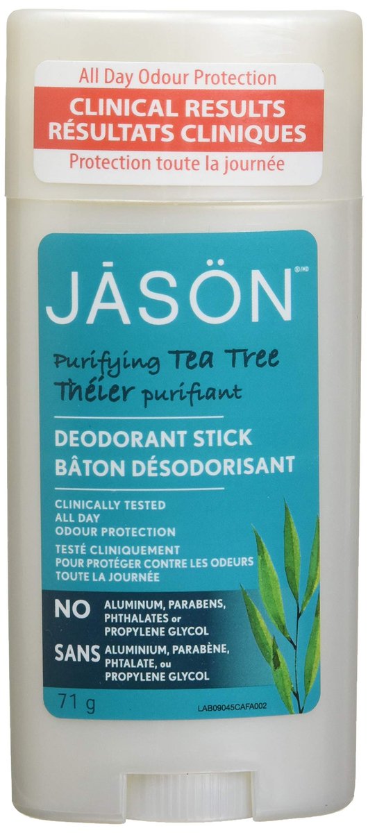 Jason Deod Stick Ttree – Natürlicher Deodorant Stick mit Teebaumöl, 2,5 Unzen