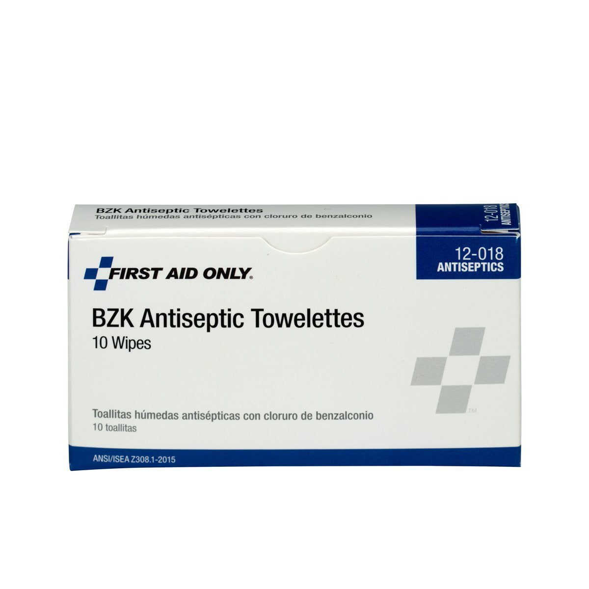First Aid Only 12-018 Benzalkoniumchlorid-Tücher, einzeln verpackt, 10 Stück