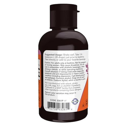 NOW Foods flüssiges Melatonin, 3 mg pro Portion, schnelle Absorption und großartiger Geschmack, 59 ml