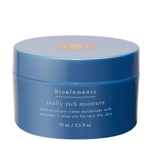 Bioelements Really Rich Moisture – 75 ml – Ultra-reichhaltige Gesichtscreme für sehr trockene Haut – Vegan, glutenfrei, tierversuchsfrei