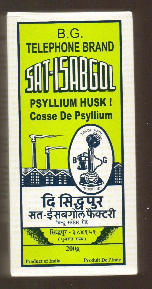 Baidyanath Asli Ayurved Flohsamenschalen (Psyllium Husk) – Sat-Isabgol, 200 g
