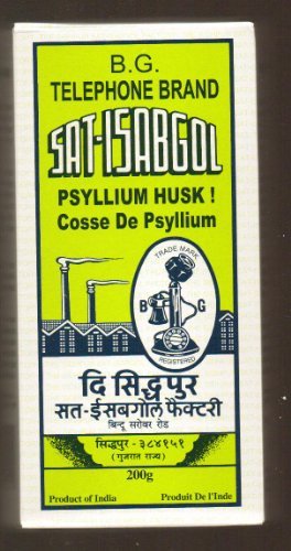 Baidyanath Asli Ayurved Flohsamenschalen (Psyllium Husk) – Sat-Isabgol, 200 g