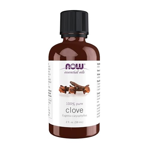 NOW Foods Nelkenöl, 100% reines ätherisches Öl, ausgleichender Aromatherapie-Duft, 60 ml