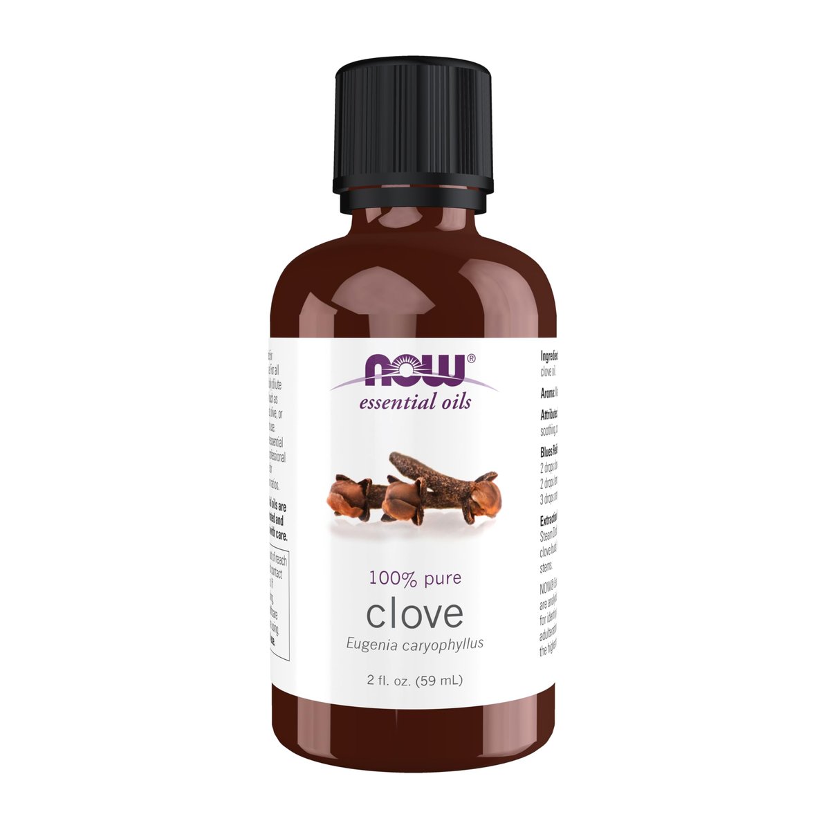 NOW Foods Nelkenöl, 100% reines ätherisches Öl, ausgleichender Aromatherapie-Duft, 60 ml